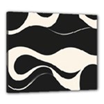 A Minimalist Pattern With Simple Lines And Shapes, Creating A Clean And Modern Aesthetic 06 Canvas 24  x 20  (Stretched)