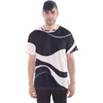 A Minimalist Pattern With Simple Lines And Shapes, Creating A Clean And Modern Aesthetic 06 Men s Sport Mesh T-Shirt