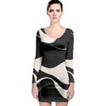 A Minimalist Pattern With Simple Lines And Shapes, Creating A Clean And Modern Aesthetic 06 Long Sleeve Bodycon Dress