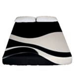 A Minimalist Pattern With Simple Lines And Shapes, Creating A Clean And Modern Aesthetic 06 Fitted Sheet (Queen Size)