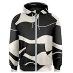 A Minimalist Pattern With Simple Lines And Shapes, Creating A Clean And Modern Aesthetic 06 Men s Zipper Hoodie