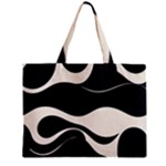 A Minimalist Pattern With Simple Lines And Shapes, Creating A Clean And Modern Aesthetic 06 Zipper Mini Tote Bag