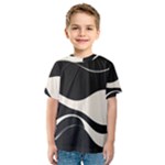 A Minimalist Pattern With Simple Lines And Shapes, Creating A Clean And Modern Aesthetic 06 Kids  Sport Mesh T-Shirt