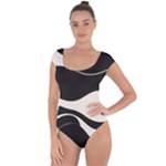 A Minimalist Pattern With Simple Lines And Shapes, Creating A Clean And Modern Aesthetic 06 Short Sleeve Leotard 