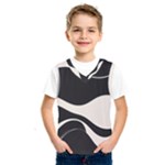 A Minimalist Pattern With Simple Lines And Shapes, Creating A Clean And Modern Aesthetic 06 Kids  Basketball Tank Top