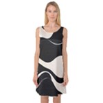 A Minimalist Pattern With Simple Lines And Shapes, Creating A Clean And Modern Aesthetic 06 Sleeveless Satin Nightdress