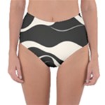 A Minimalist Pattern With Simple Lines And Shapes, Creating A Clean And Modern Aesthetic 06 Reversible High-Waist Bikini Bottoms