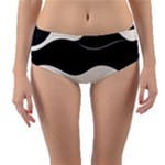 A Minimalist Pattern With Simple Lines And Shapes, Creating A Clean And Modern Aesthetic 06 Reversible Mid-Waist Bikini Bottoms