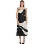 A Minimalist Pattern With Simple Lines And Shapes, Creating A Clean And Modern Aesthetic 06 Casual Spaghetti Strap Midi Dress