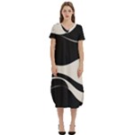 A Minimalist Pattern With Simple Lines And Shapes, Creating A Clean And Modern Aesthetic 06 T-Shirt Midi Dress With Pockets