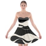 A Minimalist Pattern With Simple Lines And Shapes, Creating A Clean And Modern Aesthetic 06 Strapless Bra Top Dress