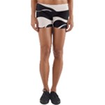 A Minimalist Pattern With Simple Lines And Shapes, Creating A Clean And Modern Aesthetic 06 Yoga Shorts