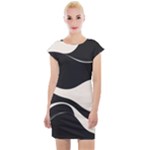 A Minimalist Pattern With Simple Lines And Shapes, Creating A Clean And Modern Aesthetic 06 Cap Sleeve Bodycon Dress