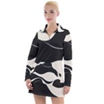 A Minimalist Pattern With Simple Lines And Shapes, Creating A Clean And Modern Aesthetic 06 Women s Long Sleeve Casual Dress