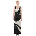 A Minimalist Pattern With Simple Lines And Shapes, Creating A Clean And Modern Aesthetic 06 Thigh Split Maxi Dress