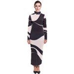 A Minimalist Pattern With Simple Lines And Shapes, Creating A Clean And Modern Aesthetic 06 Turtleneck Maxi Dress