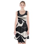 A Minimalist Pattern With Simple Lines And Shapes, Creating A Clean And Modern Aesthetic 06 Racerback Midi Dress