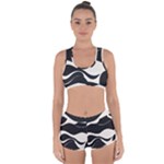 A Minimalist Pattern With Simple Lines And Shapes, Creating A Clean And Modern Aesthetic 06 Racerback Boyleg Bikini Set