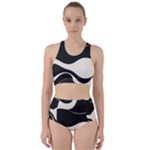 A Minimalist Pattern With Simple Lines And Shapes, Creating A Clean And Modern Aesthetic 06 Racer Back Bikini Set