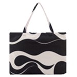 A Minimalist Pattern With Simple Lines And Shapes, Creating A Clean And Modern Aesthetic 06 Zipper Medium Tote Bag