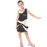 A Minimalist Pattern With Simple Lines And Shapes, Creating A Clean And Modern Aesthetic 06 Kids  Sleeveless Dress