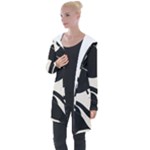 A Minimalist Pattern With Simple Lines And Shapes, Creating A Clean And Modern Aesthetic 06 Longline Hooded Cardigan