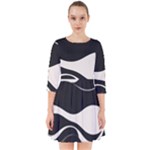 A Minimalist Pattern With Simple Lines And Shapes, Creating A Clean And Modern Aesthetic 06 Smock Dress