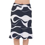 A Minimalist Pattern With Simple Lines And Shapes, Creating A Clean And Modern Aesthetic 06 Short Mermaid Skirt