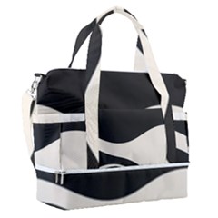 Sports Shoulder Bag with Shoes Compartment 