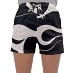 A Minimalist Pattern With Simple Lines And Shapes, Creating A Clean And Modern Aesthetic 06 Sleepwear Shorts