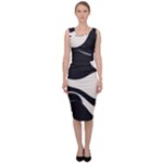 A Minimalist Pattern With Simple Lines And Shapes, Creating A Clean And Modern Aesthetic 06 Sleeveless Pencil Dress