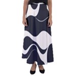 A Minimalist Pattern With Simple Lines And Shapes, Creating A Clean And Modern Aesthetic 06 Flared Maxi Skirt