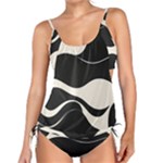 A Minimalist Pattern With Simple Lines And Shapes, Creating A Clean And Modern Aesthetic 06 Tankini Set