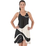 A Minimalist Pattern With Simple Lines And Shapes, Creating A Clean And Modern Aesthetic 06 Show Some Back Chiffon Dress