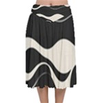 A Minimalist Pattern With Simple Lines And Shapes, Creating A Clean And Modern Aesthetic 06 Velvet Flared Midi Skirt