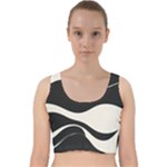 A Minimalist Pattern With Simple Lines And Shapes, Creating A Clean And Modern Aesthetic 06 Velvet Racer Back Crop Top