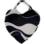 A Minimalist Pattern With Simple Lines And Shapes, Creating A Clean And Modern Aesthetic 06 Giant Heart Shaped Tote