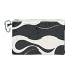 A Minimalist Pattern With Simple Lines And Shapes, Creating A Clean And Modern Aesthetic 06 Canvas Cosmetic Bag (Medium)