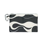 A Minimalist Pattern With Simple Lines And Shapes, Creating A Clean And Modern Aesthetic 06 Canvas Cosmetic Bag (Small)