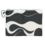 A Minimalist Pattern With Simple Lines And Shapes, Creating A Clean And Modern Aesthetic 06 Canvas Cosmetic Bag (XL)