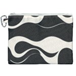 A Minimalist Pattern With Simple Lines And Shapes, Creating A Clean And Modern Aesthetic 06 Canvas Cosmetic Bag (XXL)