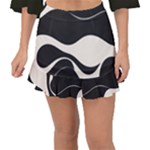 A Minimalist Pattern With Simple Lines And Shapes, Creating A Clean And Modern Aesthetic 06 Fishtail Mini Chiffon Skirt