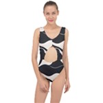 A Minimalist Pattern With Simple Lines And Shapes, Creating A Clean And Modern Aesthetic 06 Center Cut Out Swimsuit