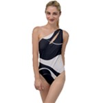 A Minimalist Pattern With Simple Lines And Shapes, Creating A Clean And Modern Aesthetic 06 To One Side Swimsuit