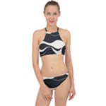 A Minimalist Pattern With Simple Lines And Shapes, Creating A Clean And Modern Aesthetic 06 Halter Bikini Set