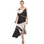 A Minimalist Pattern With Simple Lines And Shapes, Creating A Clean And Modern Aesthetic 06 Maxi Chiffon Cover Up Dress