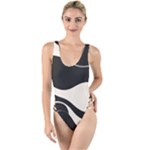 A Minimalist Pattern With Simple Lines And Shapes, Creating A Clean And Modern Aesthetic 06 High Leg Strappy Swimsuit