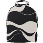 A Minimalist Pattern With Simple Lines And Shapes, Creating A Clean And Modern Aesthetic 06 Mini Full Print Backpack