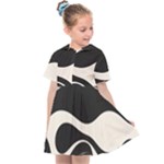 A Minimalist Pattern With Simple Lines And Shapes, Creating A Clean And Modern Aesthetic 06 Kids  Sailor Dress