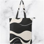 A Minimalist Pattern With Simple Lines And Shapes, Creating A Clean And Modern Aesthetic 06 Double Zip Up Tote Bag